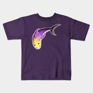 Enby Shark Kids T-Shirt